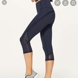 Lululemon Crop Leggings Navy
